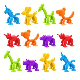 12-Pack Baby Bath Toys Set - Cute Random Color Floating Duckies & Animals, BPA-Free & Non-Toxic Safe Materials