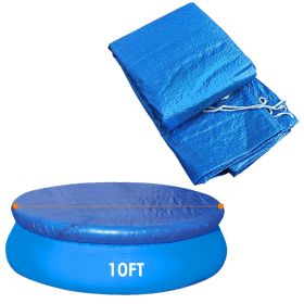 Swimming Pool Cover Protector Dustproof Waterproof Paddling Pool Cover (size: 10FT)